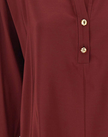 Blusa in crêpe de chine di seta 2626116061600 046 MAX MARA STUDIO 