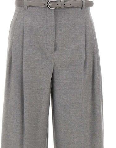 MAX MARA STUDIO Pantaloni "Lago" GREY Donna 