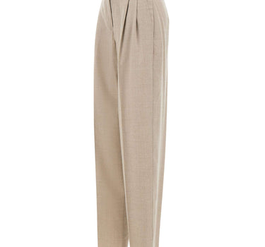 MAX MARA STUDIO Pantaloni "Lago" BEIGE Donna 