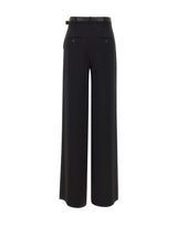MAX MARA STUDIO Pantalone in cady BLACK Donna 