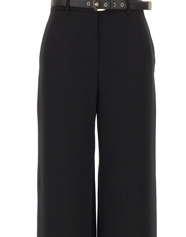 MAX MARA STUDIO Pantalone in cady BLACK Donna 