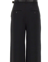 MAX MARA STUDIO Pantalone in cady BLACK Donna 