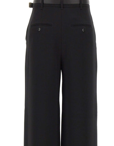 MAX MARA STUDIO Pantalone in cady BLACK Donna 