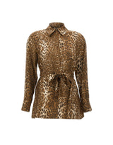 Camicia in twill di seta stampata 2626196031600 001 MAX MARA STUDIO 