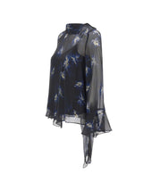Blusa in seta stampata con foulard 2626266015600 001 MAX MARA STUDIO 