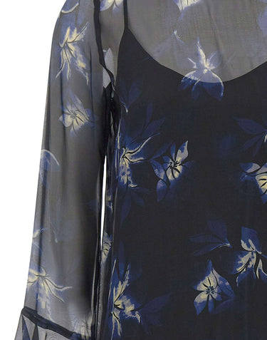 Blusa in seta stampata con foulard 2626266015600 001 MAX MARA STUDIO 