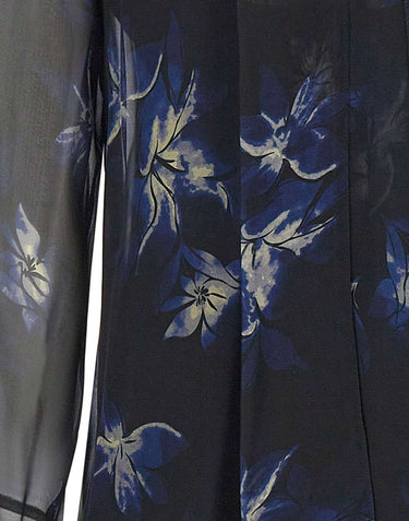 Blusa in seta stampata con foulard 2626266015600 001 MAX MARA STUDIO 