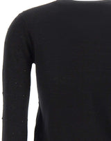 MAX MARA STUDIO Maglia con strass BLACK Donna 