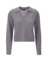 MAX MARA STUDIO Polo in misto mohair GREY Donna 
