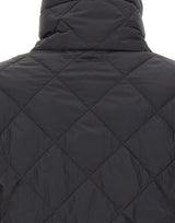 MAX MARA THE CUBE Gilet imbottito in tela antigoccia BLACK Donna 