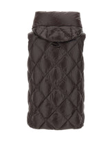 MAX MARA THE CUBE Gilet imbottito in tela antigoccia BROWN Donna 