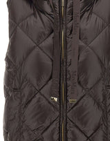 MAX MARA THE CUBE Gilet imbottito in tela antigoccia BROWN Donna 