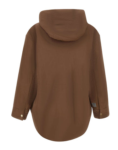 MAX MARA THE CUBE Parka imbottito reversibile BROWN Donna 