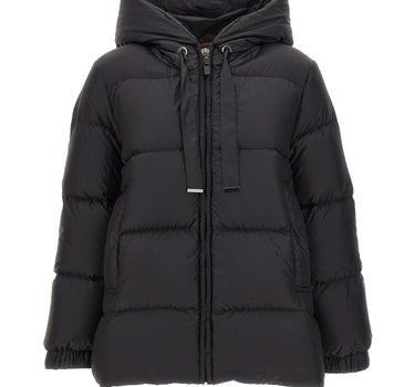 MAX MARA THE CUBE Piumino "Seia" in tela antigoccia BLACK Donna 
