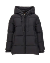 MAX MARA THE CUBE Piumino "Seia" in tela antigoccia BLACK Donna 