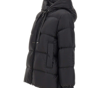MAX MARA THE CUBE Piumino "Seia" in tela antigoccia BLACK Donna 