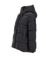 MAX MARA THE CUBE Piumino "Seia" in tela antigoccia BLACK Donna 