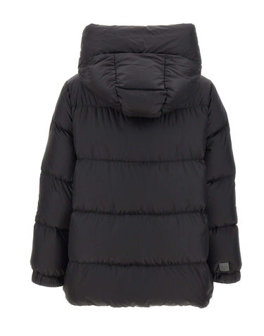 MAX MARA THE CUBE Piumino "Seia" in tela antigoccia BLACK Donna 