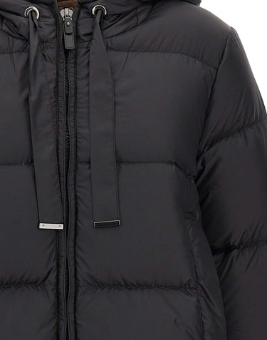 MAX MARA THE CUBE Piumino "Seia" in tela antigoccia BLACK Donna 