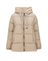 MAX MARA THE CUBE Piumino in tela antigoccia BEIGE Donna 