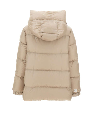 MAX MARA THE CUBE Piumino in tela antigoccia BEIGE Donna 