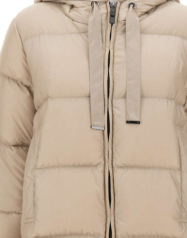 MAX MARA THE CUBE Piumino in tela antigoccia BEIGE Donna 