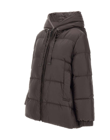 MAX MARA THE CUBE Piumino in tela antigoccia BROWN Donna 