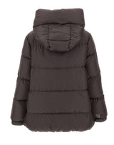 MAX MARA THE CUBE Piumino "Seia" in tela antigoccia BROWN Donna 