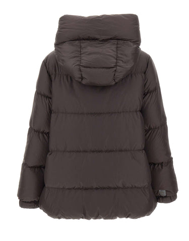 MAX MARA THE CUBE Piumino in tela antigoccia BROWN Donna 