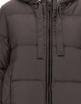 MAX MARA THE CUBE Piumino "Seia" in tela antigoccia BROWN Donna 