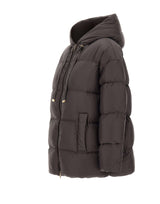 MAX MARA THE CUBE Piumino in tela antigoccia BROWN Donna 