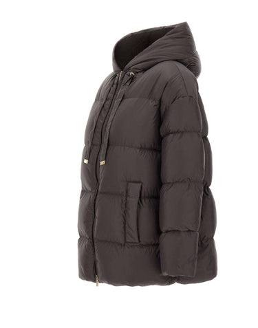 MAX MARA THE CUBE Piumino in tela antigoccia BROWN Donna 