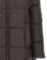 MAX MARA THE CUBE Piumino in tela antigoccia BROWN Donna 