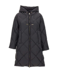 MAX MARA THE CUBE Piumino midi in tela antigoccia BLACK Donna 