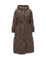 MAX MARA THE CUBE Piumino "Abete" BROWN Donna 