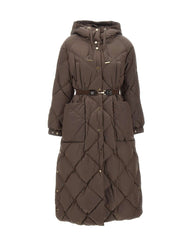 MAX MARA THE CUBE Piumino "Abete" BROWN Donna 