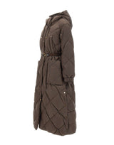MAX MARA THE CUBE Piumino "Abete" BROWN Donna 