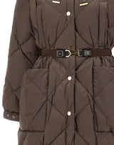 MAX MARA THE CUBE Piumino "Abete" BROWN Donna 