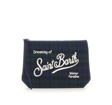 MC2 SAINT BARTH Pochette "Aline Wool" BLUE Uomo 