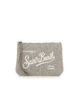 MC2 SAINT BARTH Pochette "Aline Wool" GREY Uomo 
