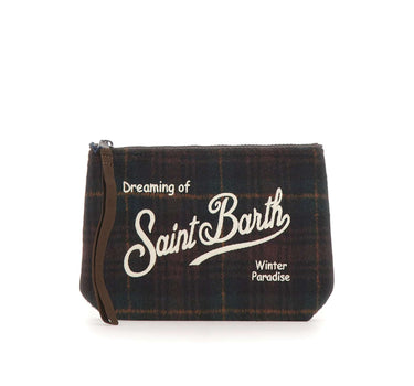 MC2 SAINT BARTH Pochette "Aline Wool" BROWN Uomo 