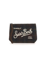 MC2 SAINT BARTH Pochette "Aline Wool" BROWN Uomo 