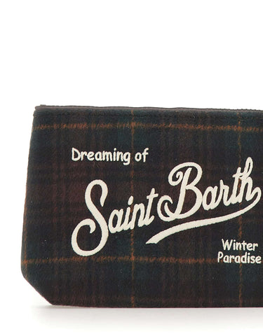 MC2 SAINT BARTH Pochette "Aline Wool" BROWN Uomo 