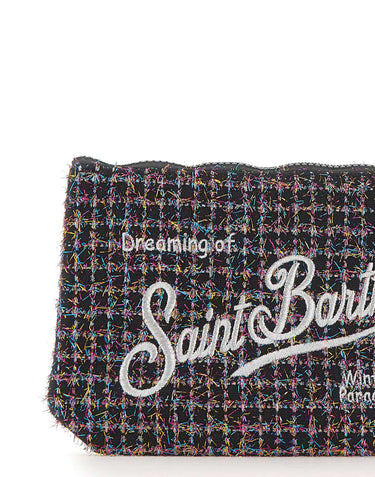 MC2 SAINT BARTH Pochette "Aline Tweed" MULTICOLOR Donna 