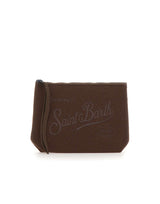 MC2 SAINT BARTH Pochette "Aline Felt" BROWN Unisex 