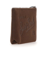 MC2 SAINT BARTH Pochette "Aline Felt" BROWN Unisex 