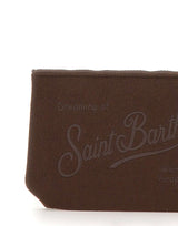 MC2 SAINT BARTH Pochette "Aline Felt" BROWN Unisex 