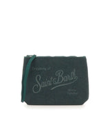 MC2 SAINT BARTH Pochette "Aline Felt" GREEN Unisex 