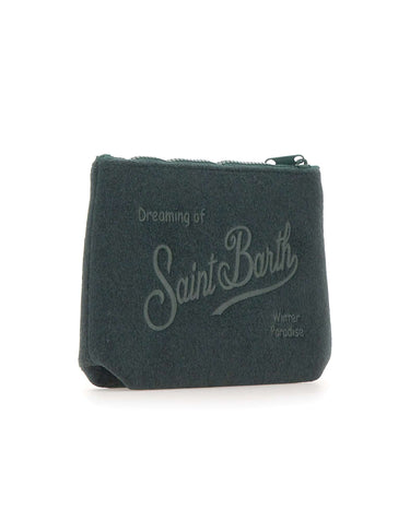 MC2 SAINT BARTH Pochette "Aline Felt" GREEN Unisex 