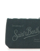 MC2 SAINT BARTH Pochette "Aline Felt" GREEN Unisex 